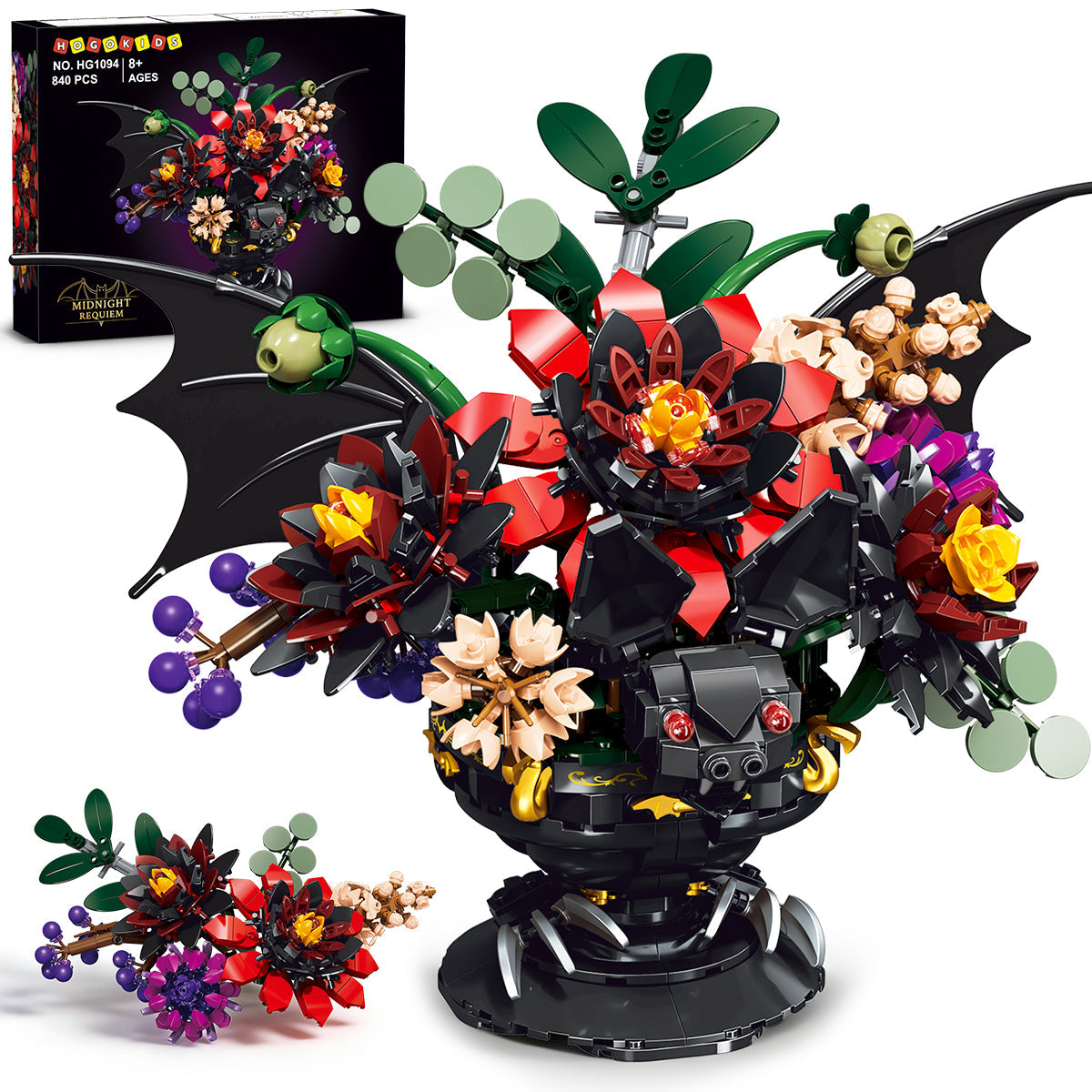 Hogokidstoys Gothic Fledermaus-Blumenkollektion
