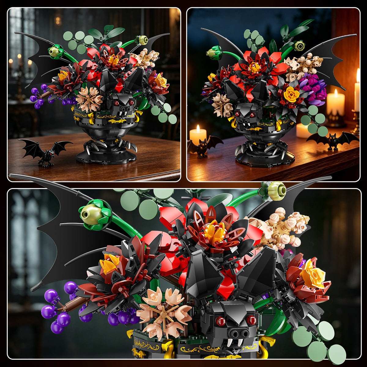 Hogokidstoys Gothic Fledermaus-Blumenkollektion