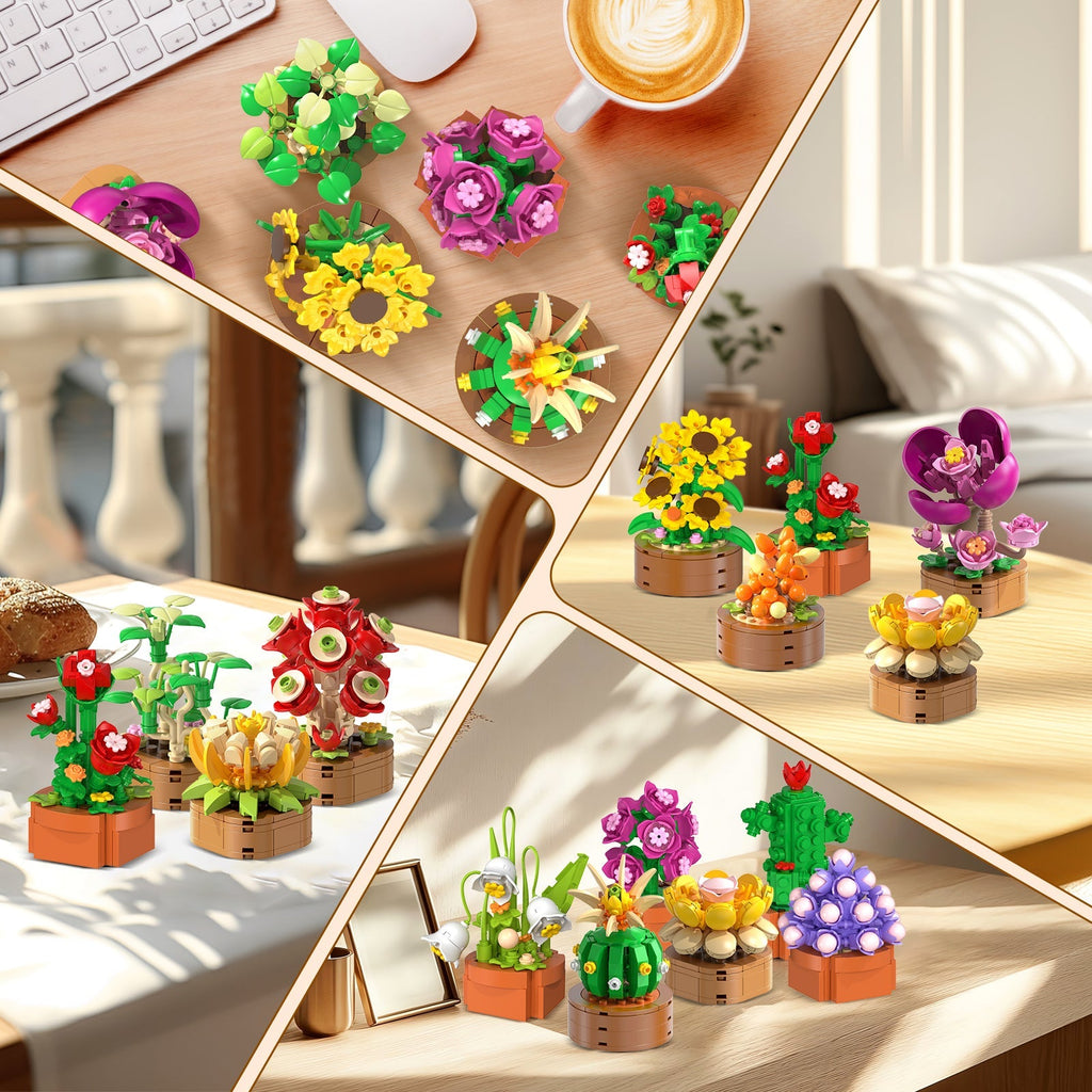 CUBIMANA 15er Blumen Botanicals Mini-Bauset