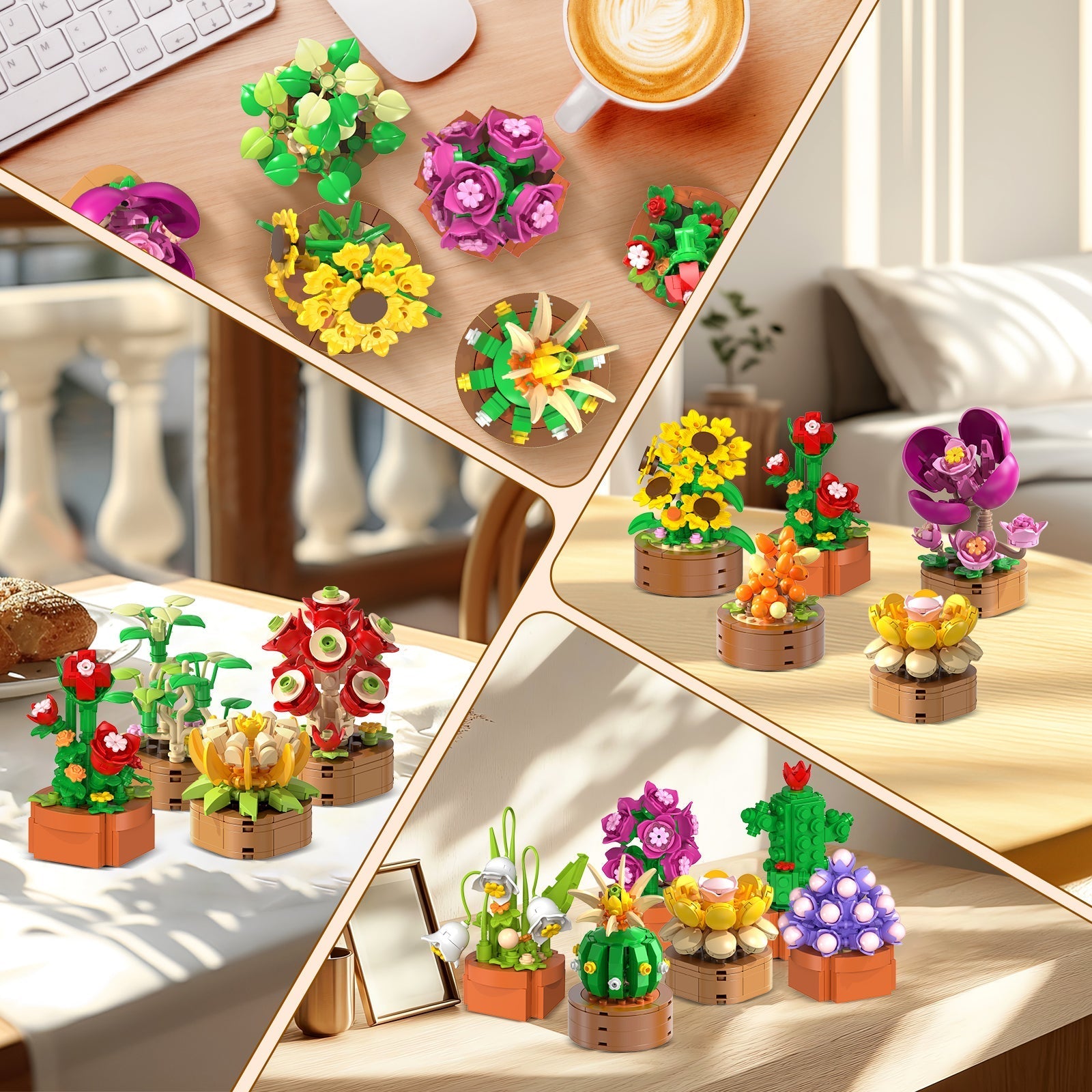 CUBIMANA 15er Blumen Botanicals Mini-Bauset