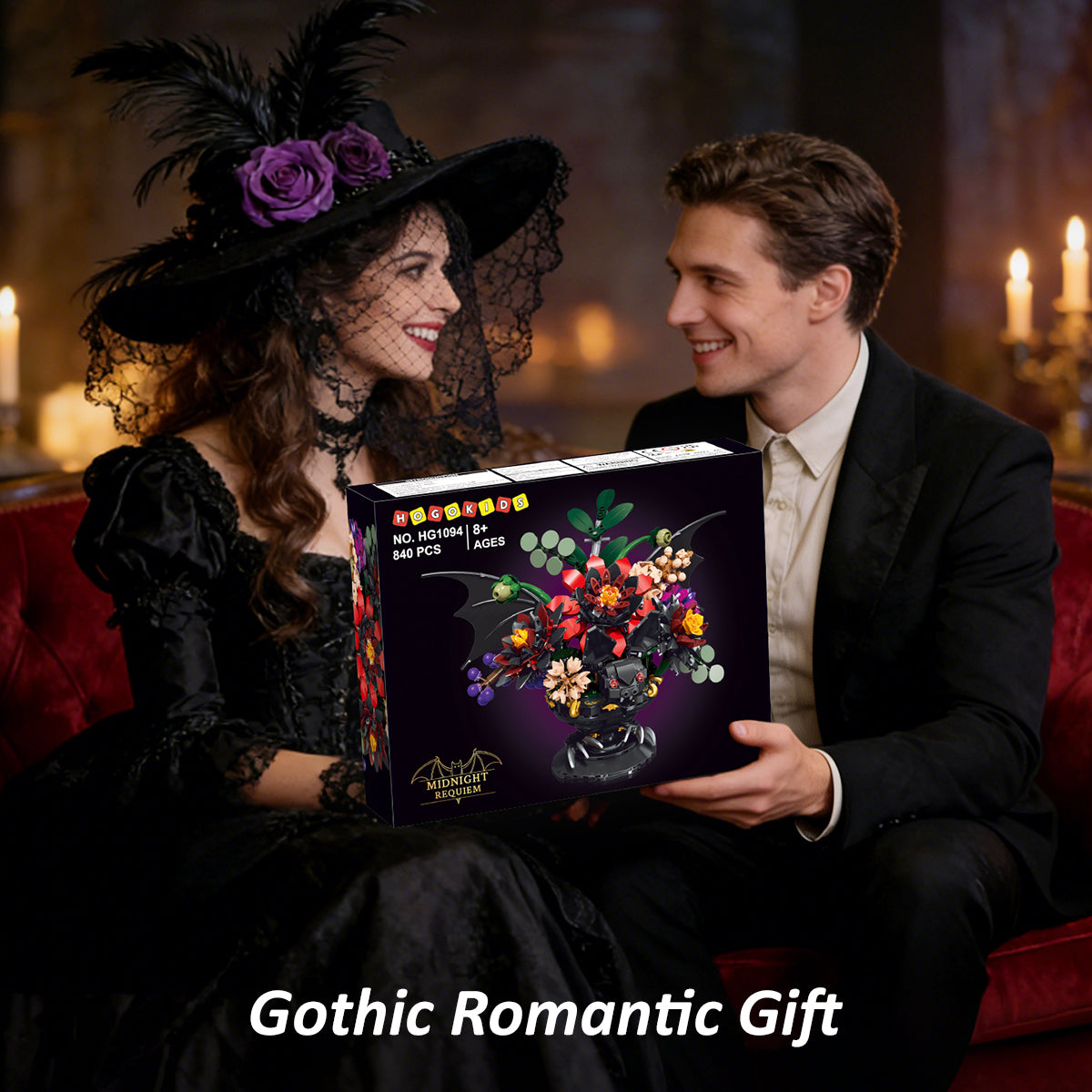 Hogokidstoys Gothic Fledermaus-Blumenkollektion