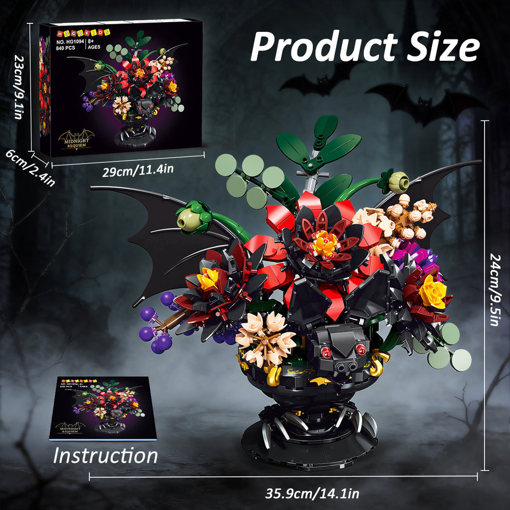 Hogokidstoys Gothic Fledermaus-Blumenkollektion