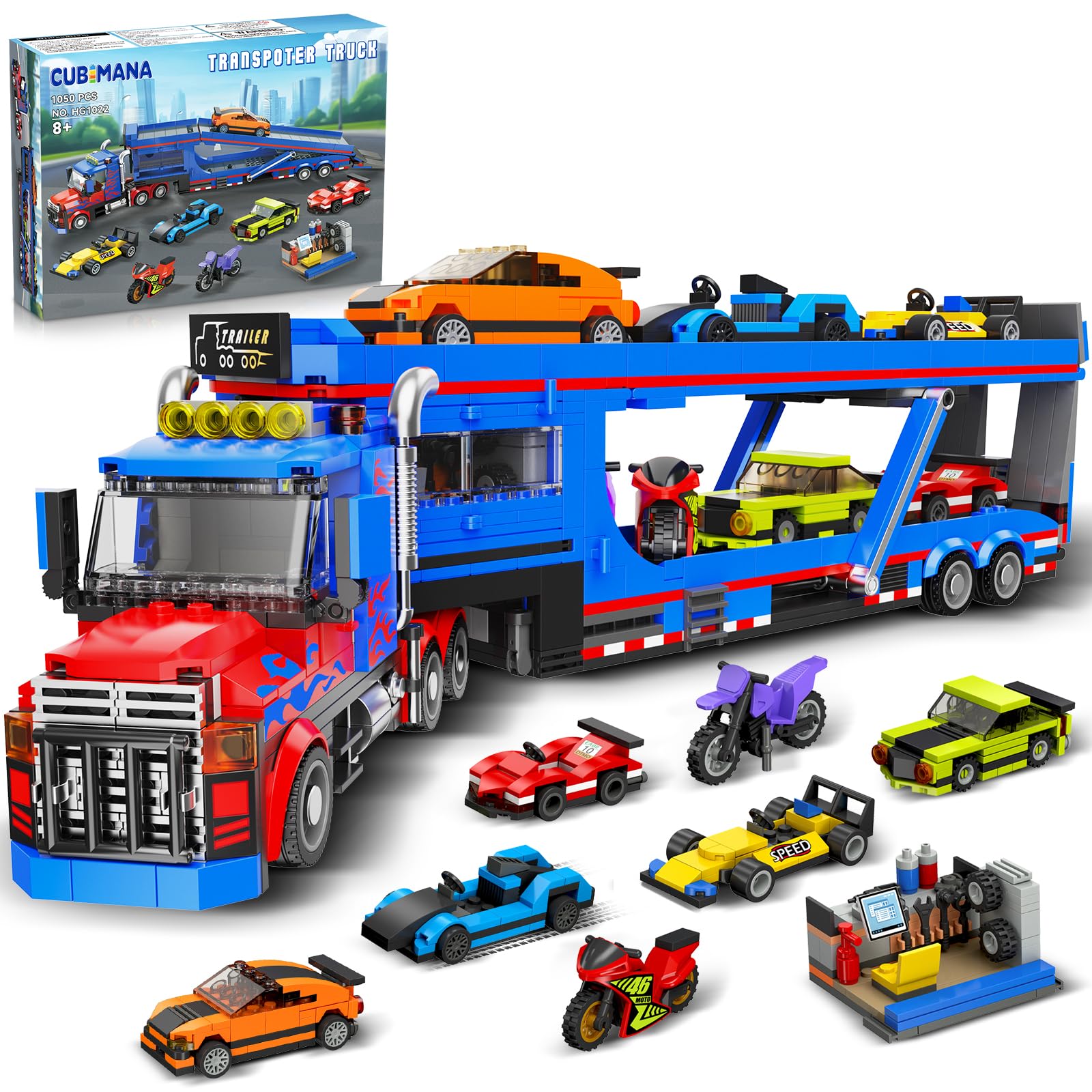 CUBIMANA Autotransporter-LKW-Bauset